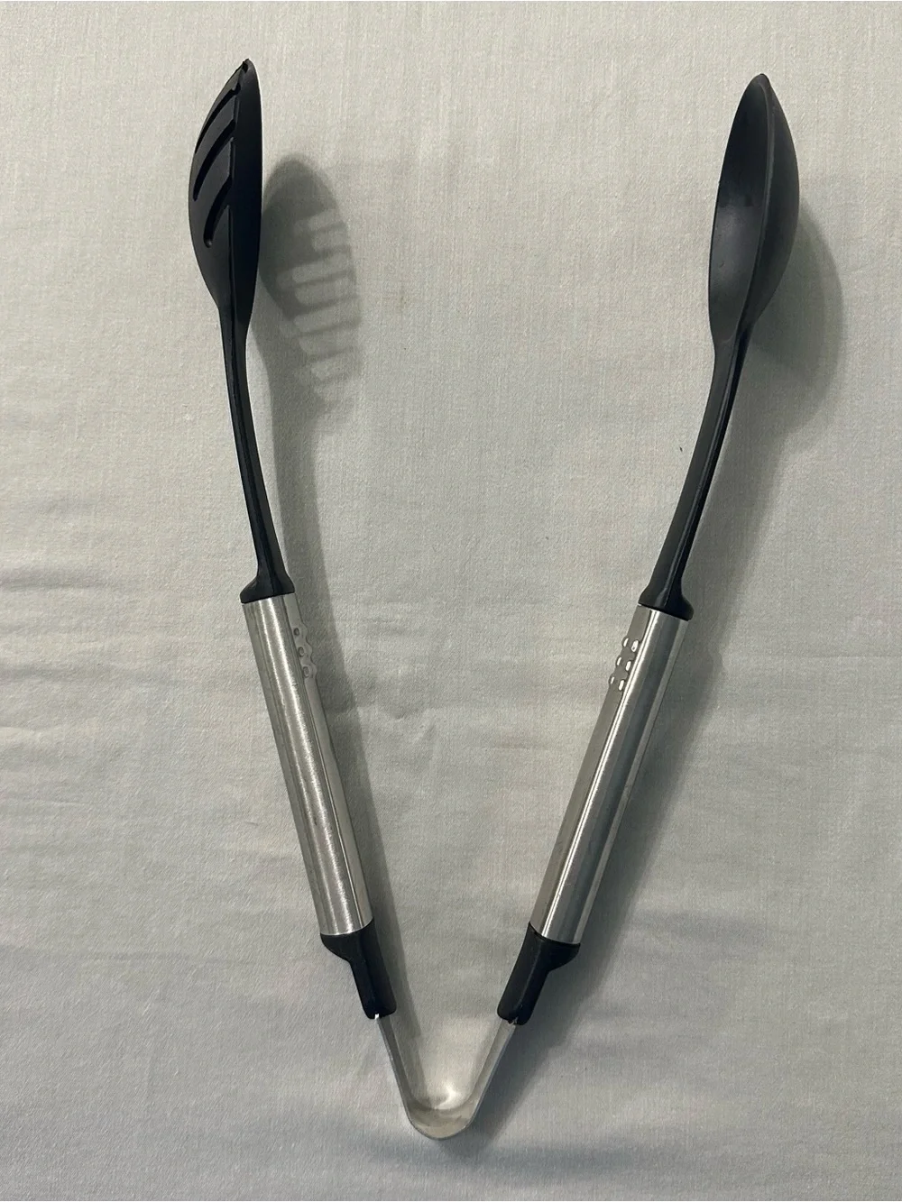 Lot 4 Black Nylon Kitchen Utensils Stainless Steel Handles German Market Good